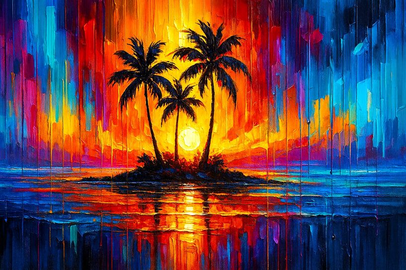 Tropical Sunset - La magie des couleurs en fin de journée par Eric Nagel