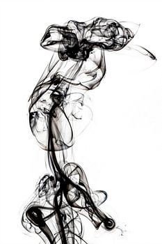 Abstract Black Smoke - Chimera Woman