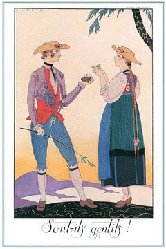 George Barbier - Sont-ils Gentils! van Peter Balan