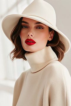 fantasie model vrouw glossy van Egon Zitter
