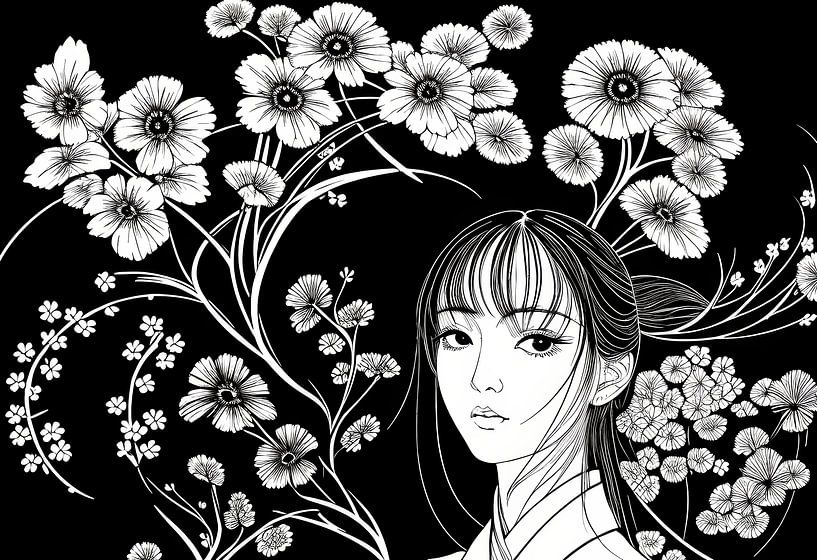Japanische Kunst Geisha von Egon Zitter