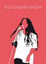 No152 MY Alanis Morissette Minimal Music poster van Chungkong Art thumbnail