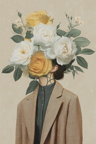 Blooming Thoughts in Beige