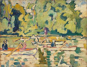 Louis Valtat - Ruderboote im Bois de Boulogne (1938)