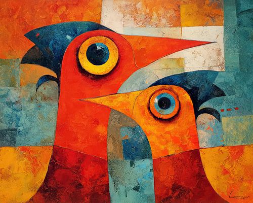 Bunte Vögel | Leuchtende Augen