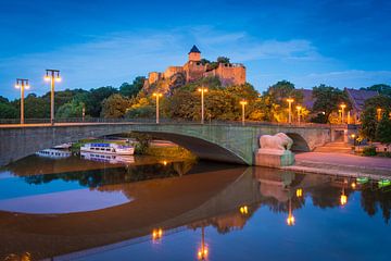 Burg Giebichenstein am Abend von Martin Wasilewski