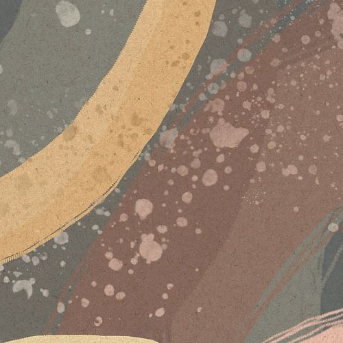 Moderne abstracte kunst in pastelkleuren nr. 2