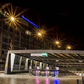 Panorama centraal station Rotterdam van Rob van de Graaf