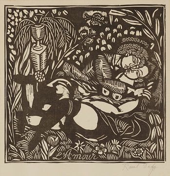 Raoul Dufy - Liefde (L'Amour) (1910) van Peter Balan