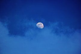 THE MOON IN THE AFTERNOON OVER BAD BUCHAU by Photoart-Naegele