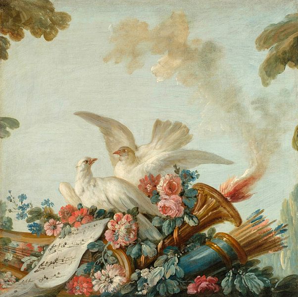 L'Union (Love birds), Jean-Baptiste Hue by Masterful Masters