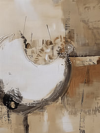 Moderne Abstraktion im Wabi-Sabi-Stil von Japandi Art Studio
