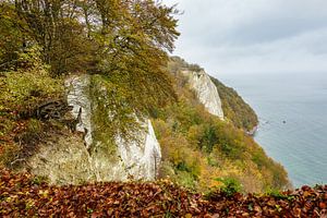 Die Ostseeküste auf der Insel Rügen im Herbst