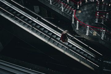 Portret Station "Blaak" Rotterdam van Jeffrey Hensen