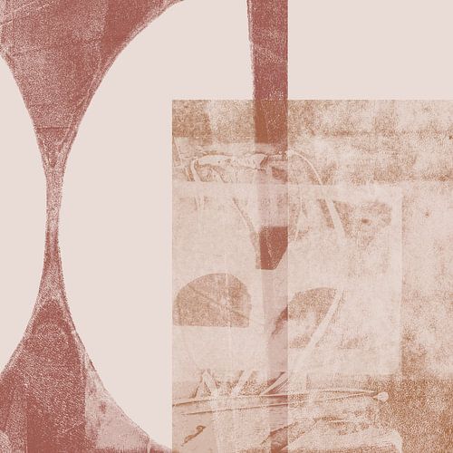 Raw Romance. Moderne abstracte kunst in warme kleuren VII