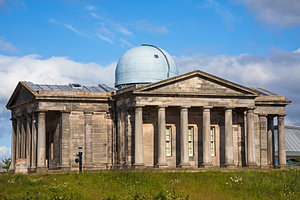 Stadtobservatorium; Calton Hill; Edinburgh; Schottland; Vereinigtes Königreich