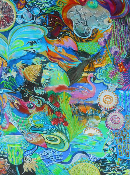 Pretty flamingo von Lucia Hoogervorst