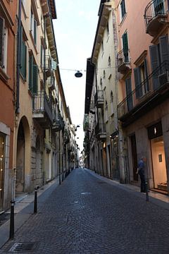 Verona a street in Italy