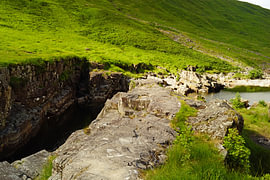 Riverbed at Glen Coe Mountain Resort.
