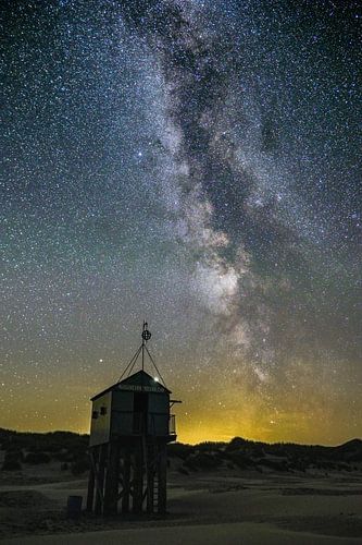 Drenkenlinhuis bei Nacht