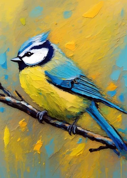 Blue Tit Bird by MIROKKU