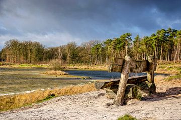 Bank bei jedem Wetter von Frans Blok