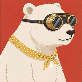 Pola Bär in Rot von ahmad hanafi