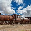 Der Zugfriedhof bei Uyuni in Bolivien von Roland Brack
