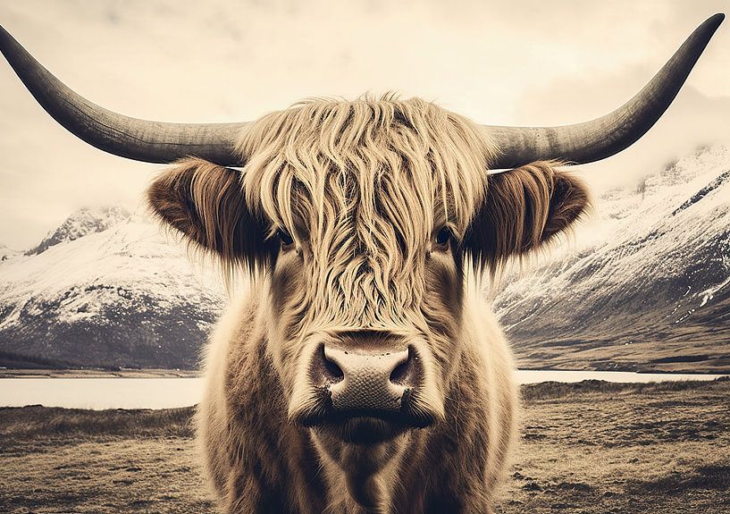 Highland Cow von Niklas Maximilian