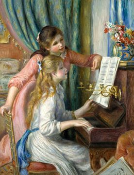 Zwei junge Mädchen am Klavier, Auguste Renoir