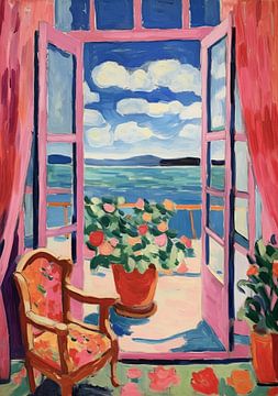 Henri Matisse inspiriert Mediterran von Niklas Maximilian