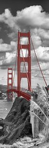SAN FRANCISCO Golden Gate Bridge | colorkey van Melanie Viola