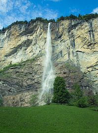 Staubbach Wasserfall von Thijs Oorschot