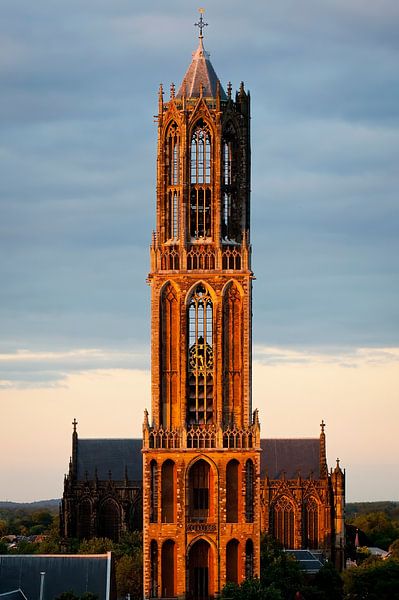 Cathedral tower in the afternoon sun II. by Ramon Mosterd