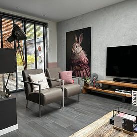 Customer photo: Mrs Bunny`s Daughter by Treechild, on ArtFrame