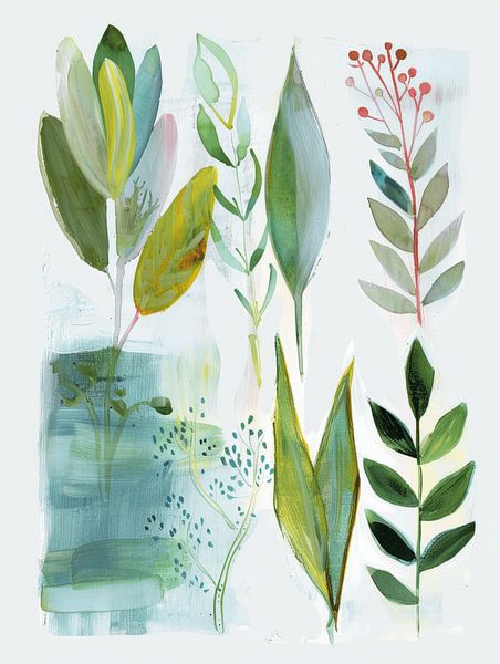 Botanische Illustration von Japandi Art Studio