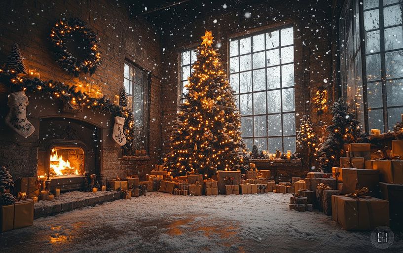 Gezellige kersthaard van Lufy