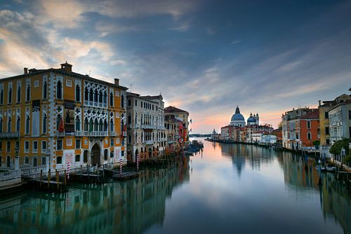Gondels in Venetië Zonsopgang