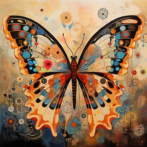 Papillon abstrait