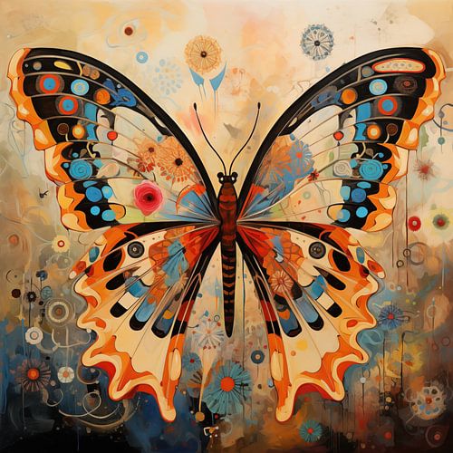 Schmetterling abstrakt