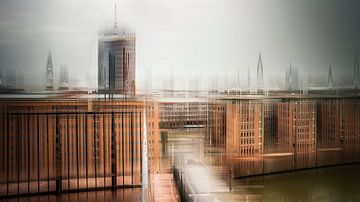 HAMBURG - Speicherstadt Sandtorkai van Nicole Holz Fotografie