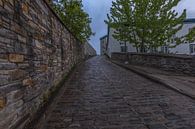 City walls and cobbled road in Quebec, Canada by Maarten Hoek thumbnail