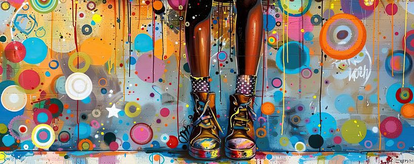 Legs and feet by Eye catching paintings