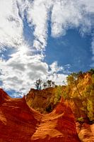 The ochre cliffs of Roussillon.