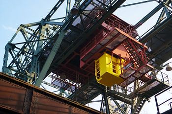 Industrial construction in the Landschaftspark Duisburg-Nord