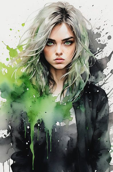 Mädchen sieht wütend aus von Ans Bastiaanssen