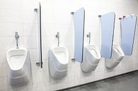 Urinoirs bij de mannen toilet van Marcel Derweduwen thumbnail
