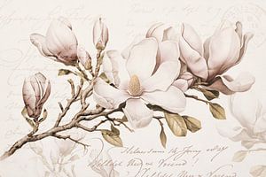 Magnolia Spring Romance Nostalgic Flowers