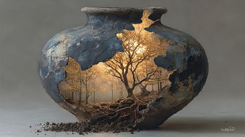 De Natuur in een Stenen Kruik