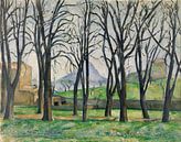 Paul Cézanne. Kastanjebomen bij Jas de Bouffan van 1000 Schilderijen thumbnail